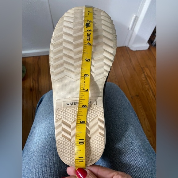 Sorel Joan of Arctic Snow Boots Black Faux Fur Size 11 - Picture 11 of 11